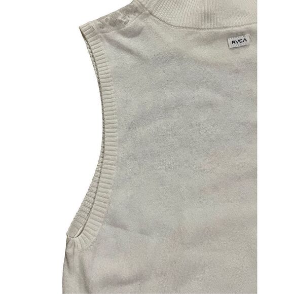 RVCA Eyefix Tunic in Vintage White sz Small sleeveless tank - Picture 8 of 10